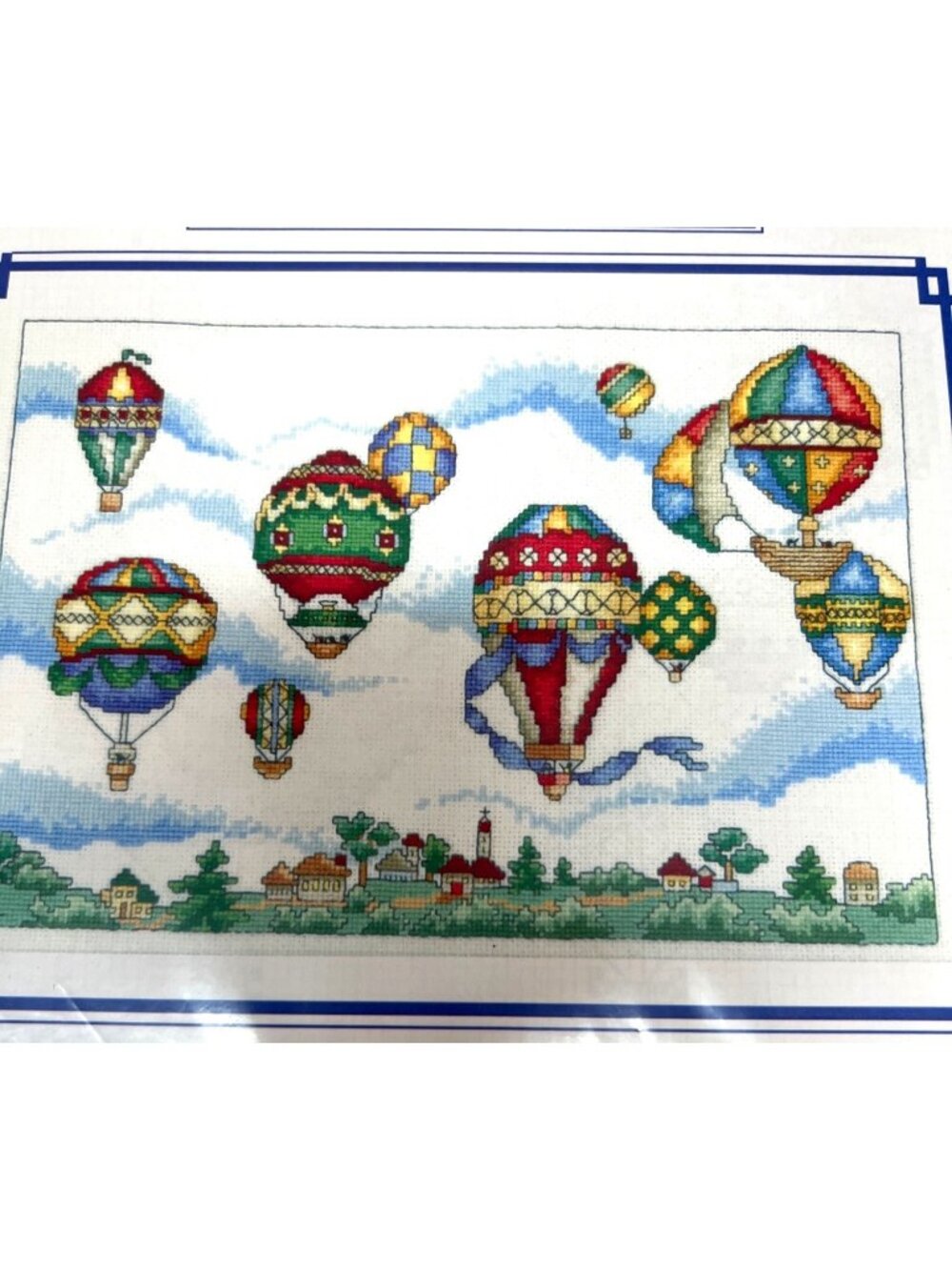 Vickery Collection Balloon Festival Counted Cross Stitch Pattern Hot Air Balloon